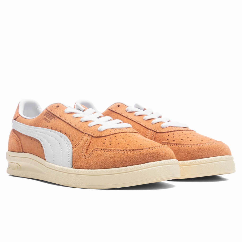 Indoor Soft - Orange Puma Suede Street Sneakers