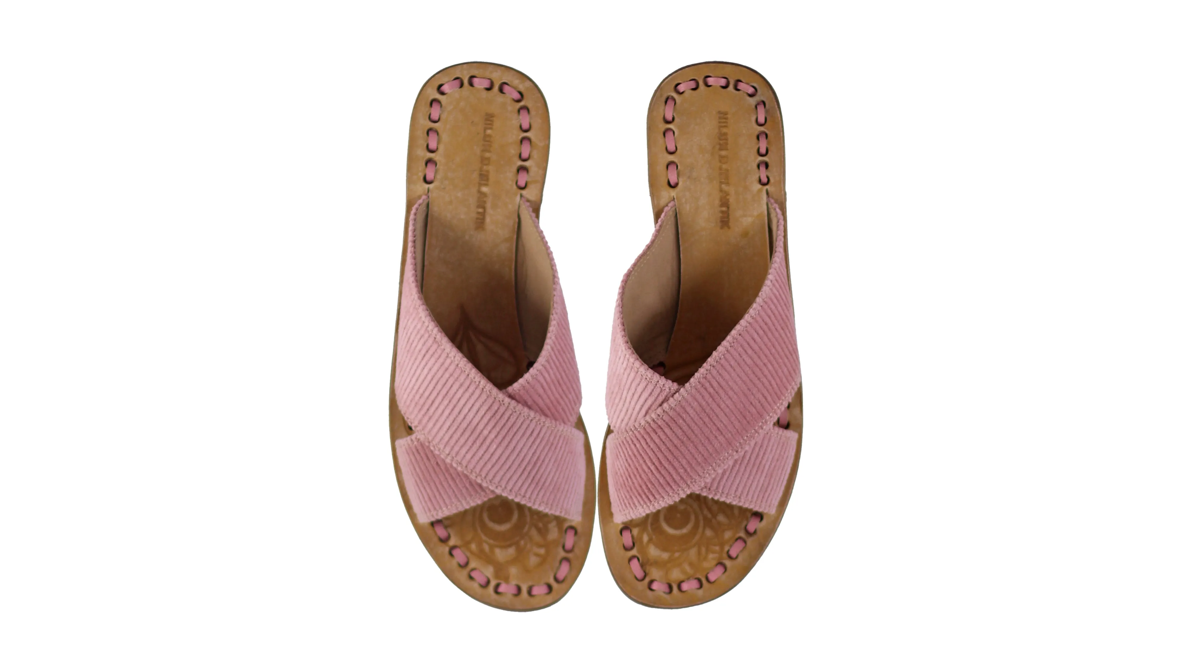 Ines 20mm Flat - Soft Pink Corduroy