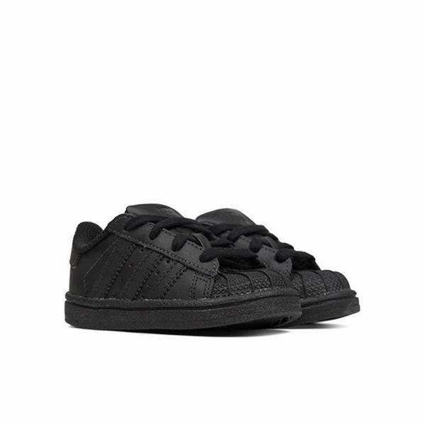Infant Superstar - Black/Black Adidas Classic Street Sneakers