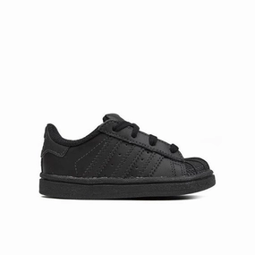 Infant Superstar - Black/Black Classic Adidas sneakers with timeless style