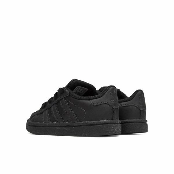 Infant Superstar - Black/Black Adidas Classic Street Sneakers