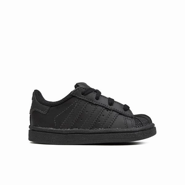 Infant Superstar - Black/Black Classic Adidas sneakers with timeless style