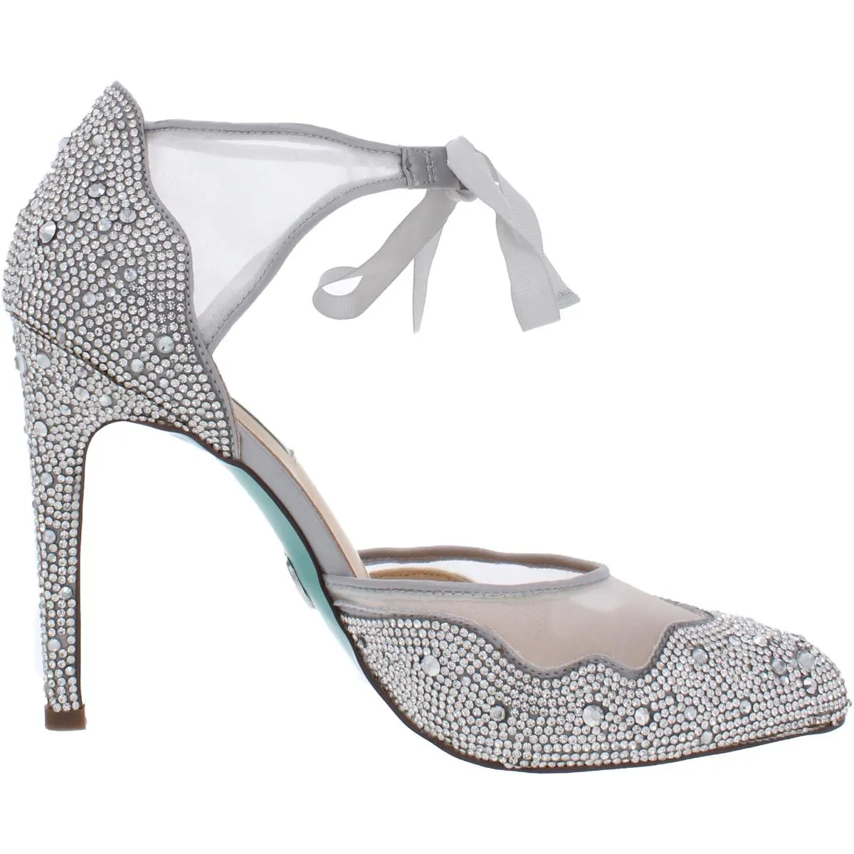 Iris Womens Embellished Stiletto Evening Heels