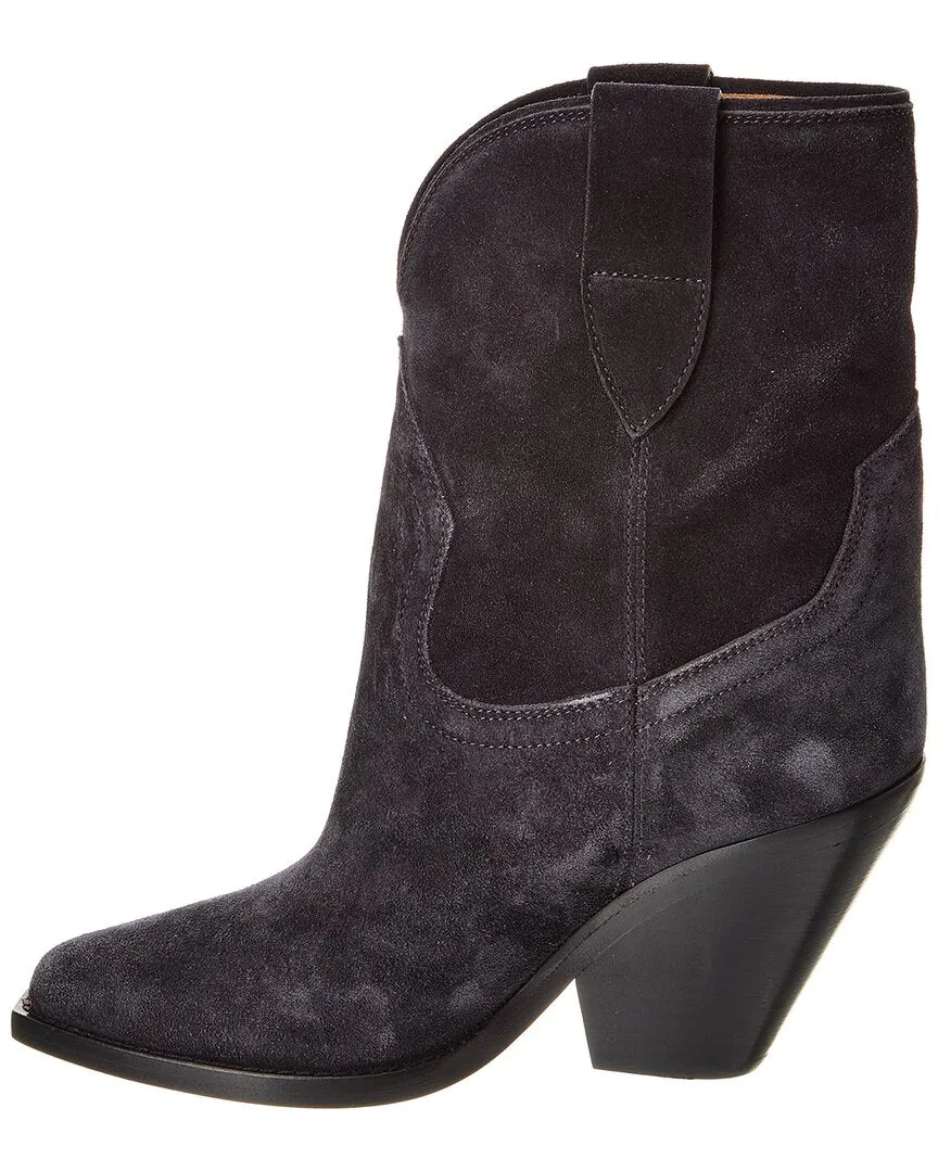 Isabel Marant Leyane Suede Cowboy Boot
