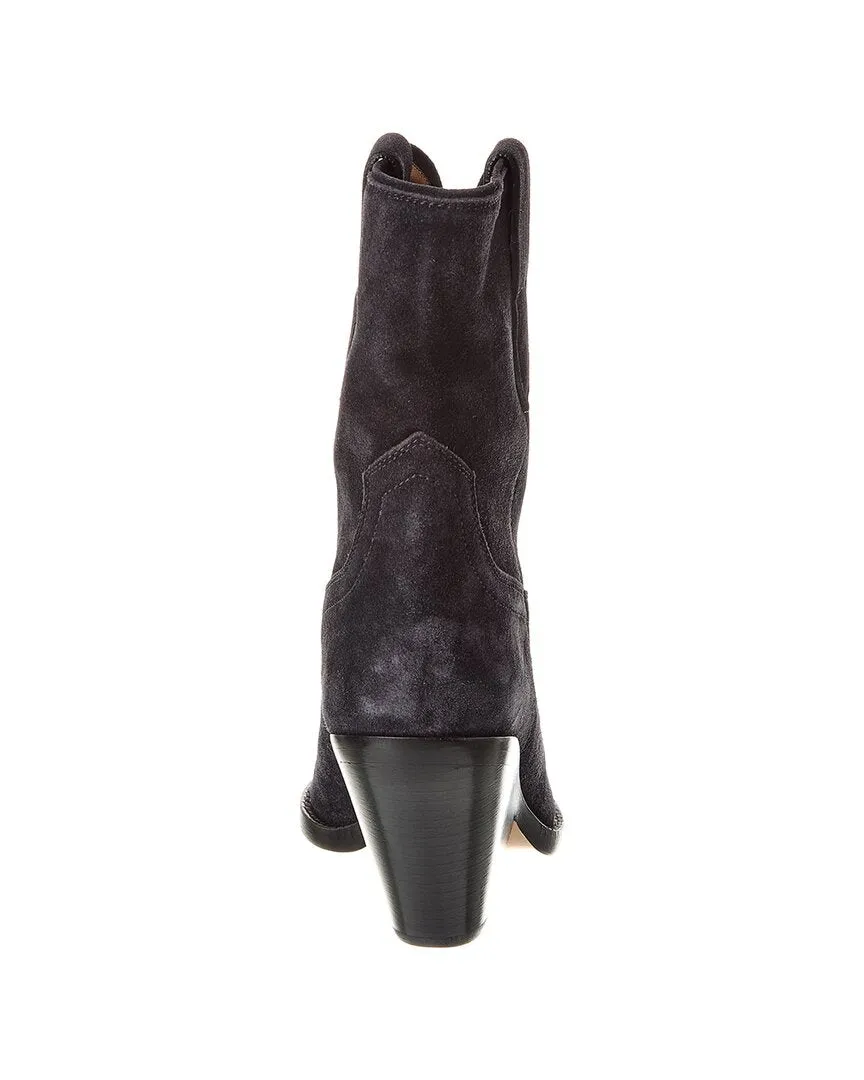Isabel Marant Leyane Suede Cowboy Boot