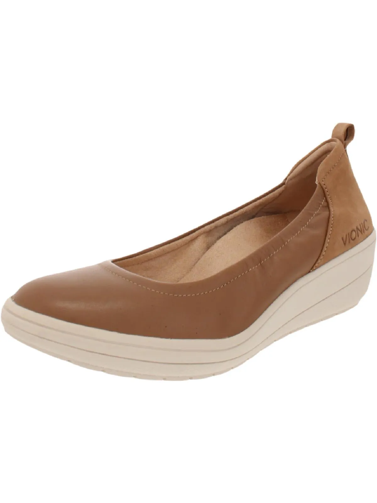 Jacey Womens Padded Insole Round Toe Ballet Flats