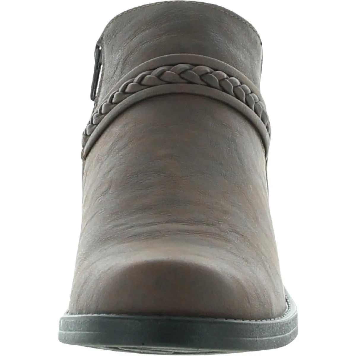 Jalia Womens Almond Toe Braided Booties
