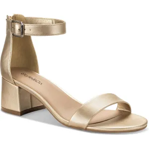 Janiee Womens Adjustable Manmade Ankle Strap