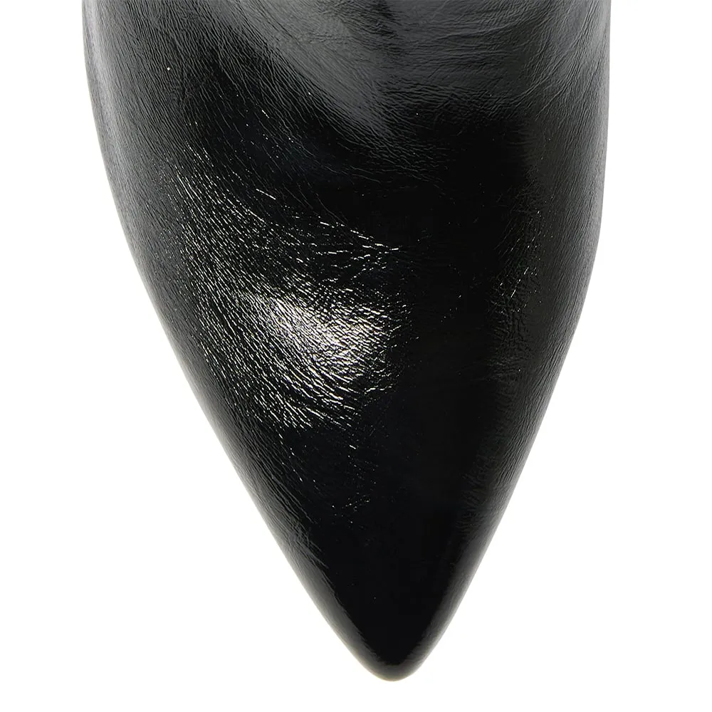 Jared Boot in Black Hi Shine