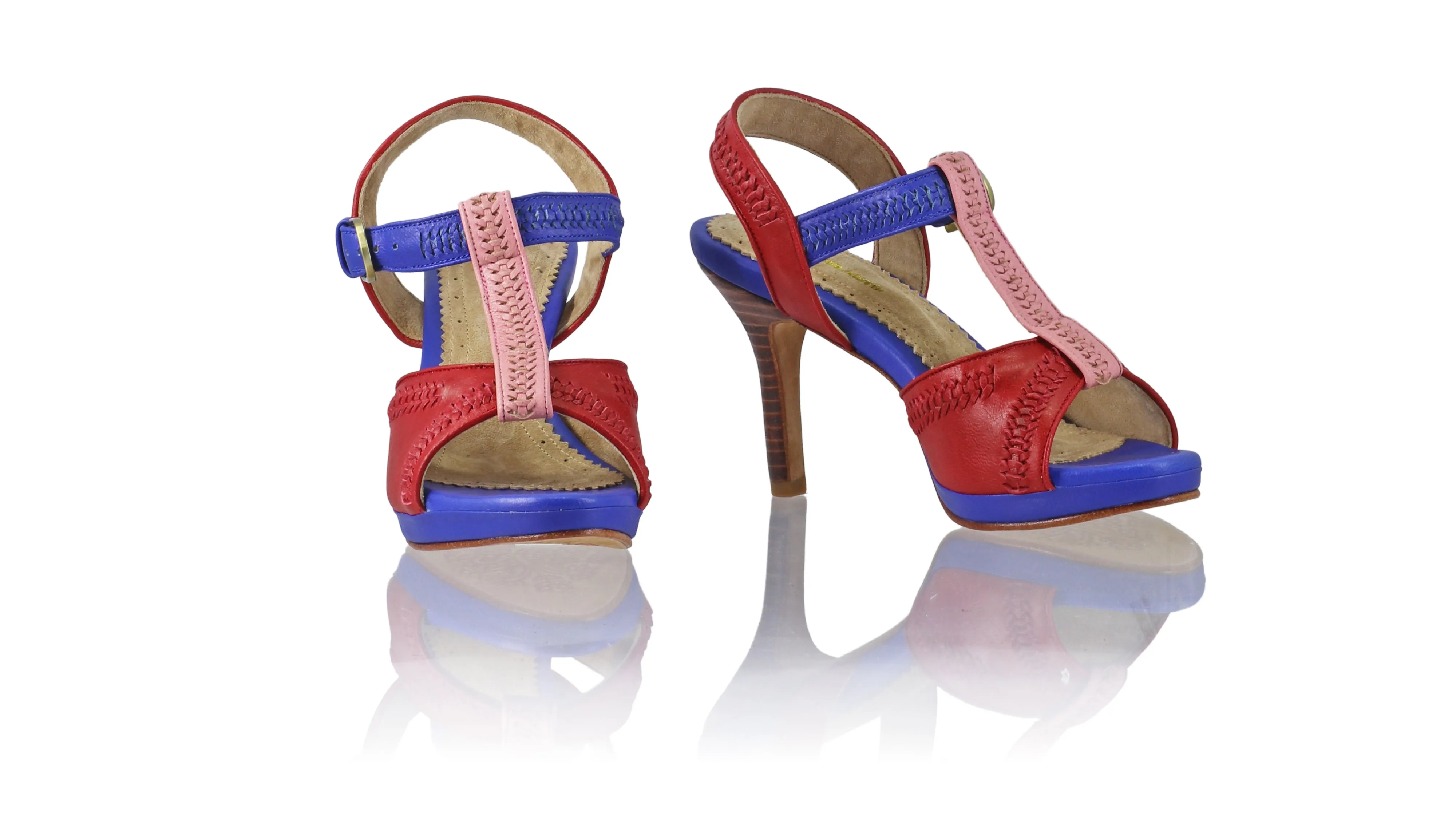 Jazz 90mm SH PF - Royal Blue & Red & Soft Pink