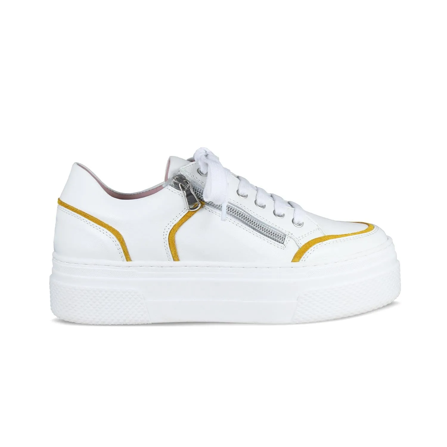 Jazz: White Leather & Sunflower