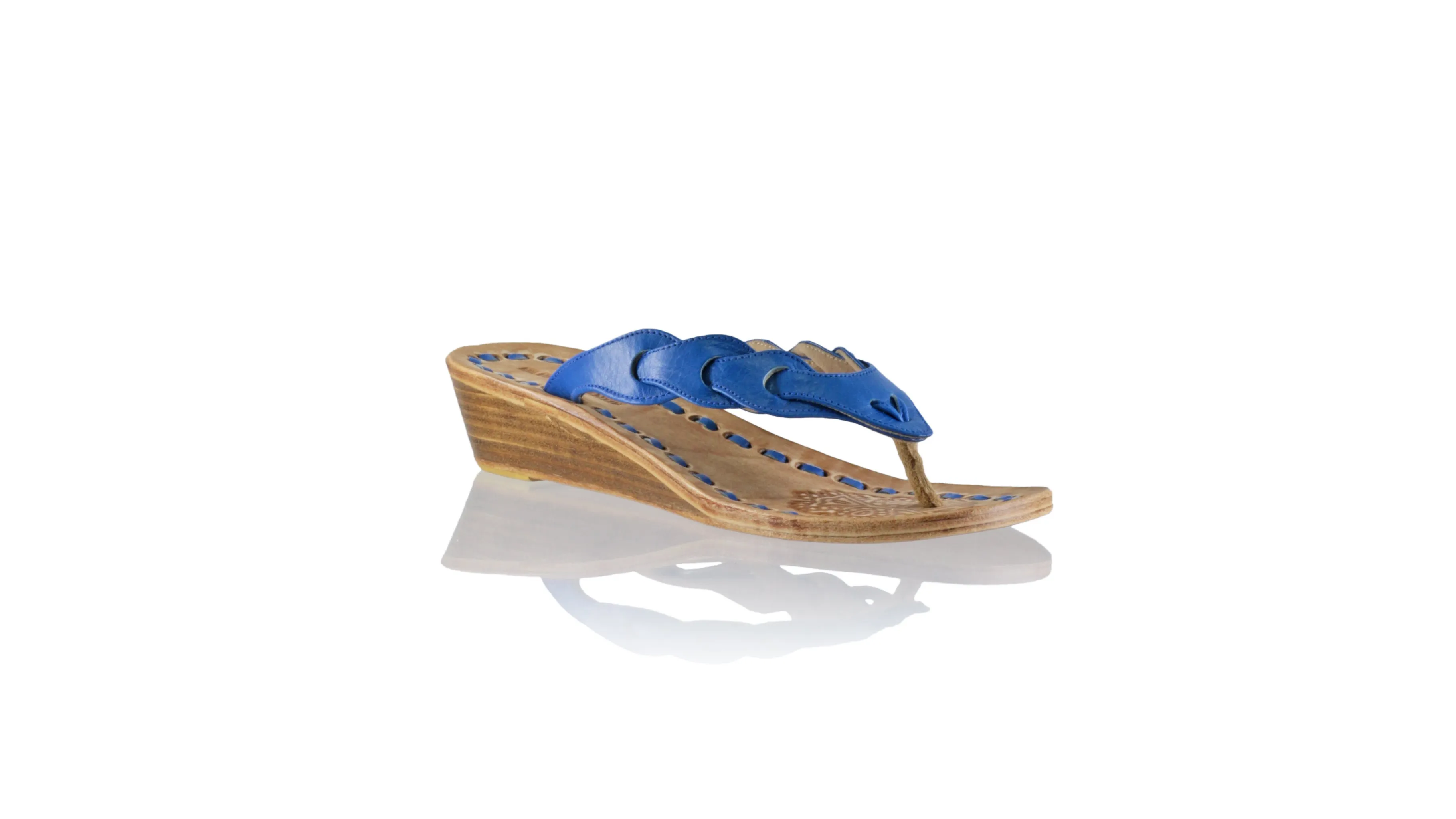 Jhonny Thong 35mm Wedges - Royal Blue