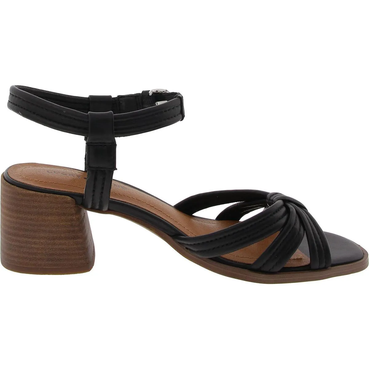 Jolenne Womens Adjustable Leather Block Heel
