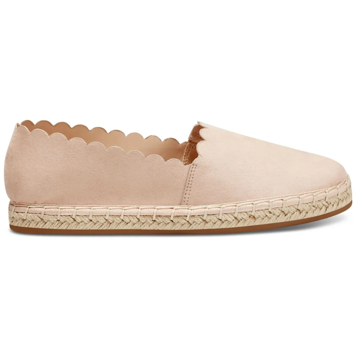 JOLIEE Womens Faux Suede Slip On Espadrilles