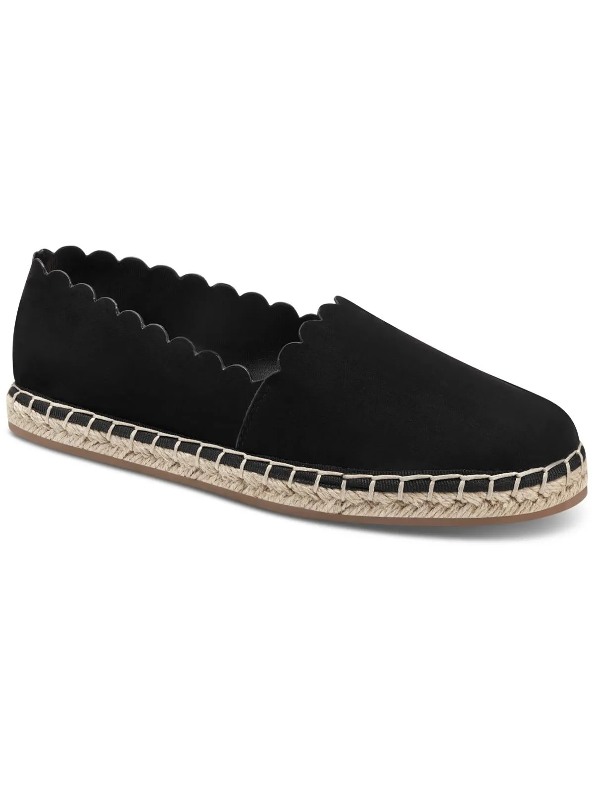 JOLIEE Womens Faux Suede Slip On Espadrilles