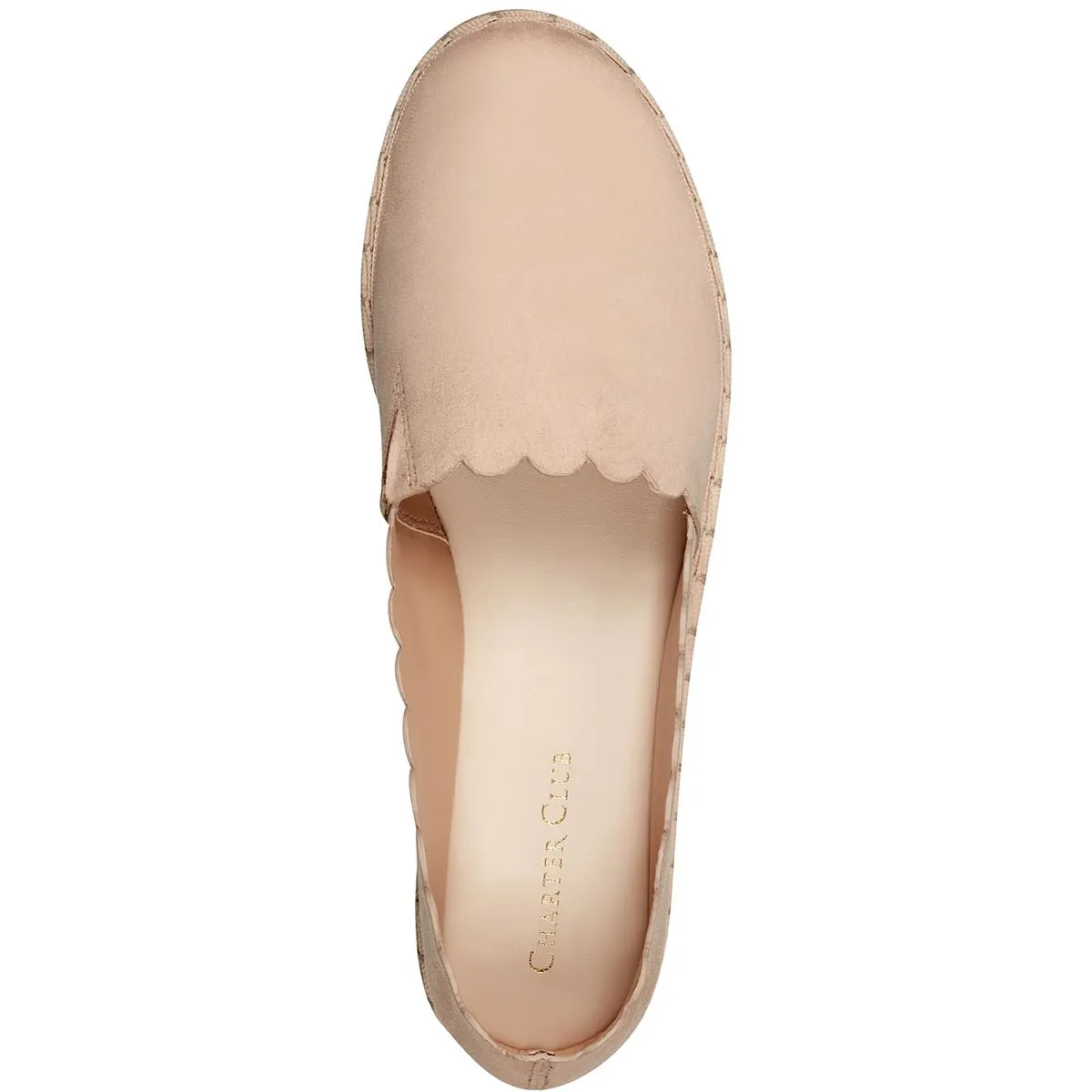 JOLIEE Womens Faux Suede Slip On Espadrilles