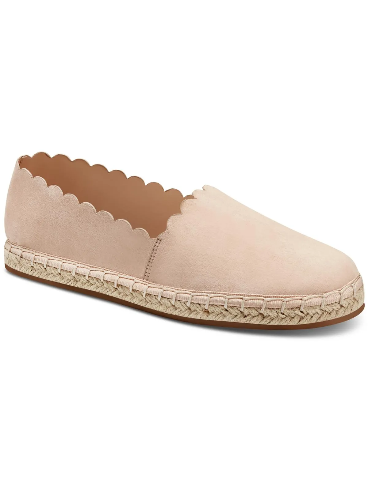 JOLIEE Womens Faux Suede Slip On Espadrilles