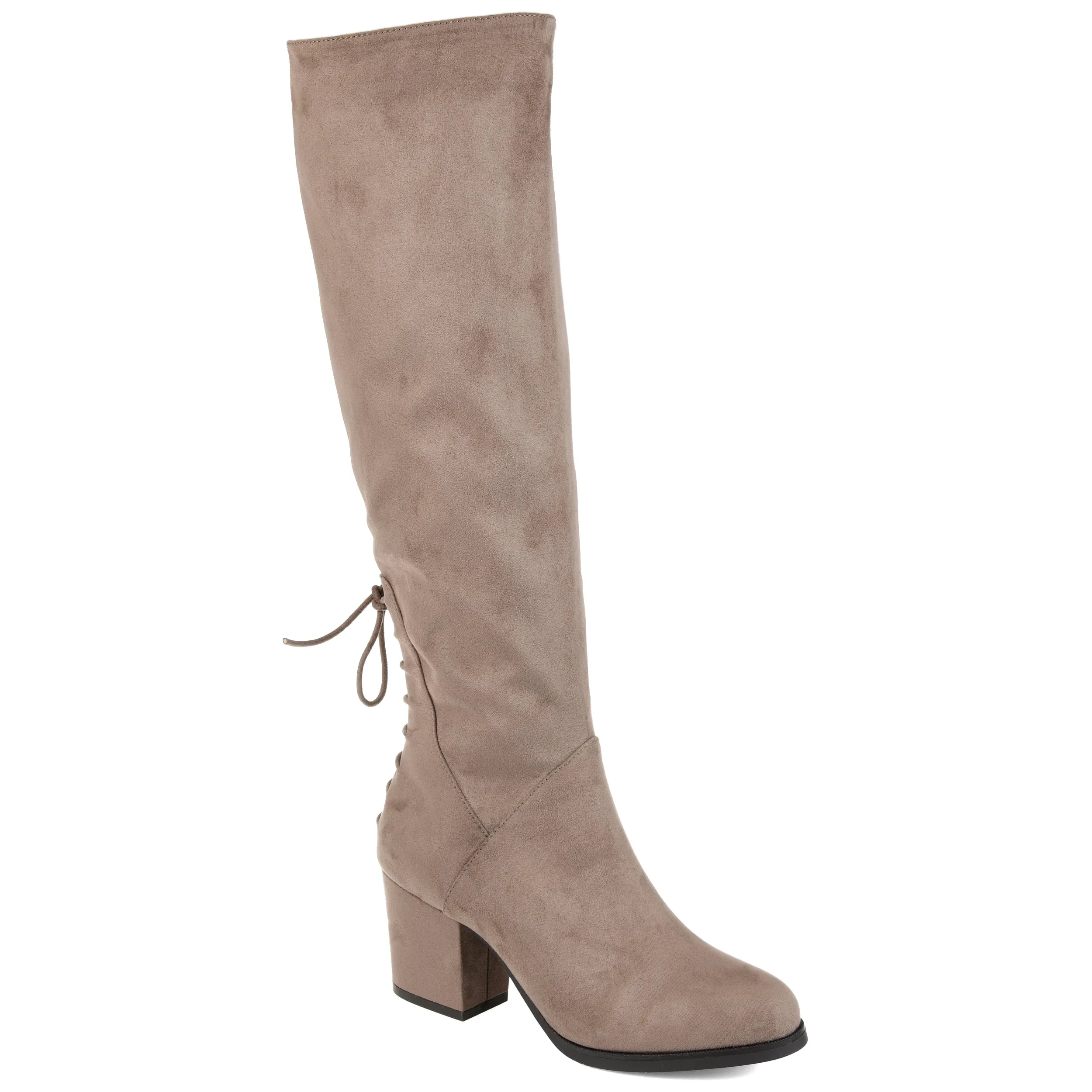Journee Collection Womens Leeda Tru Comfort Foam Block Heel Knee High Boots