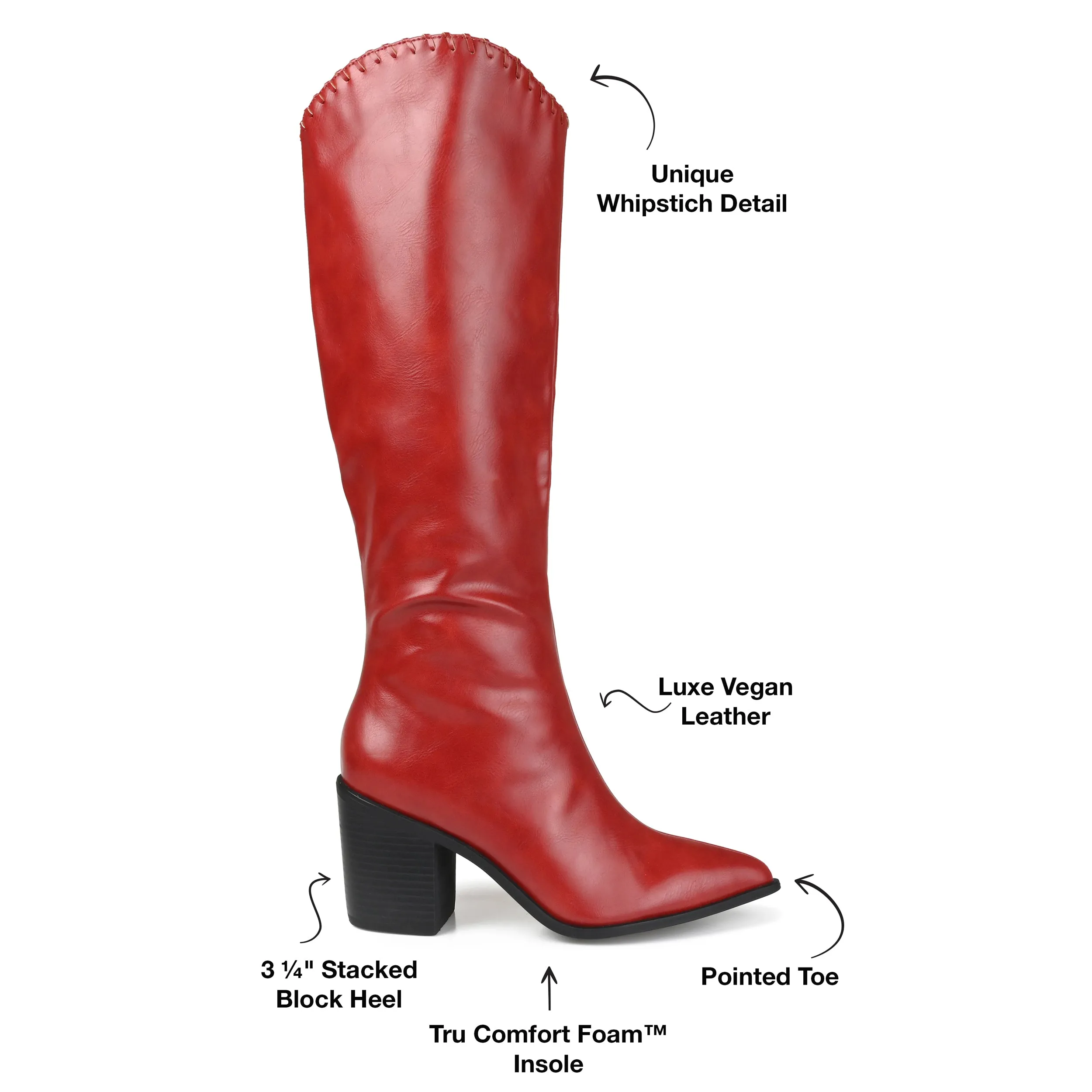 Journee Collection Women's Tru Comfort Foam Extra Wide Calf Daria Boot