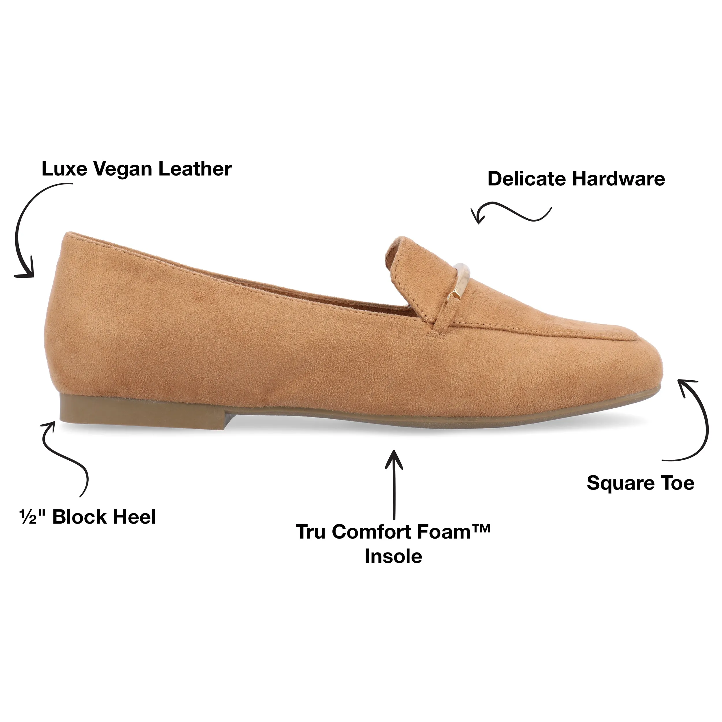 Journee Collection Women's Tru Comfort Foam Wide Width Wrenn Flats