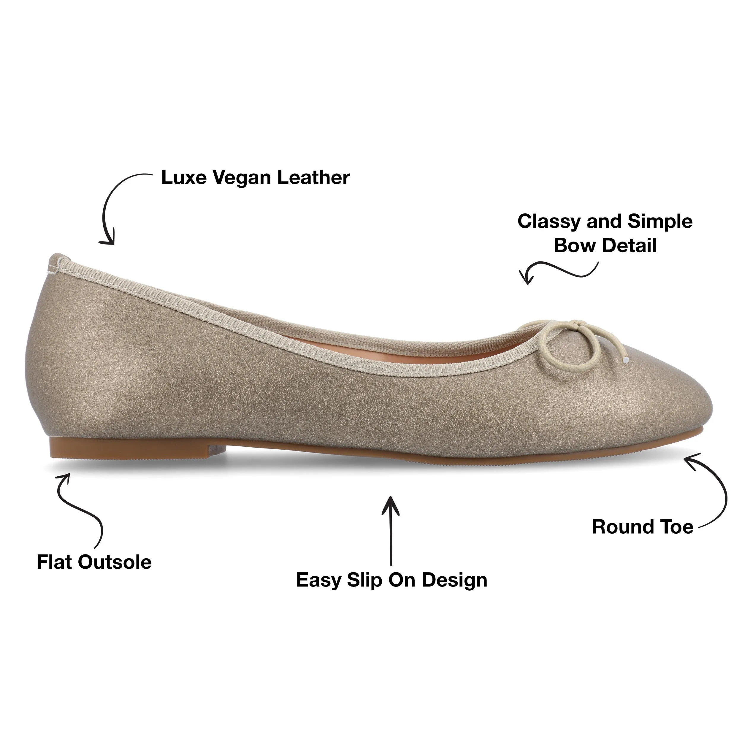 Journee Collection Women's Vika Wide Width Flat