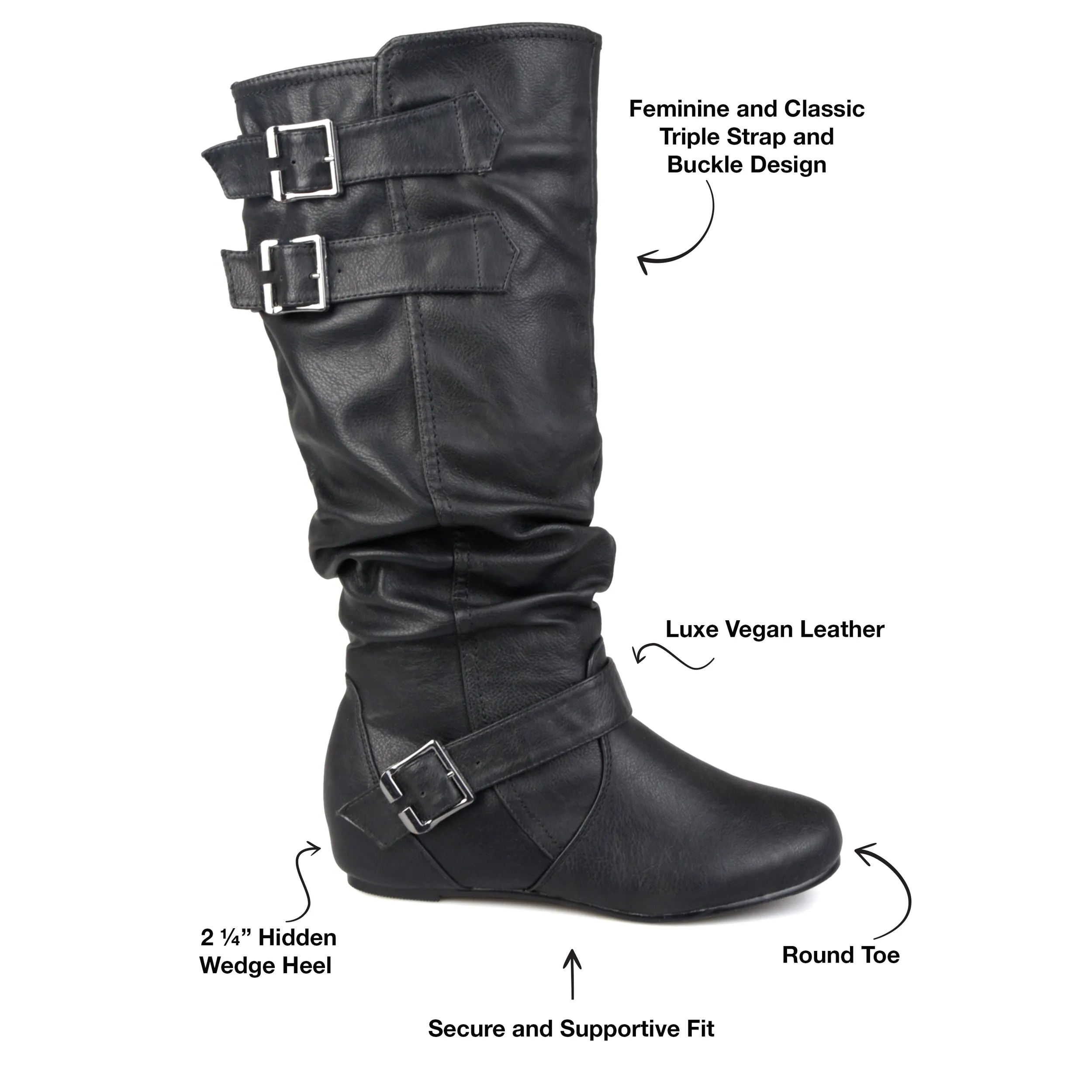 Journee Women's Extra Wide Calf Tiffany Boot