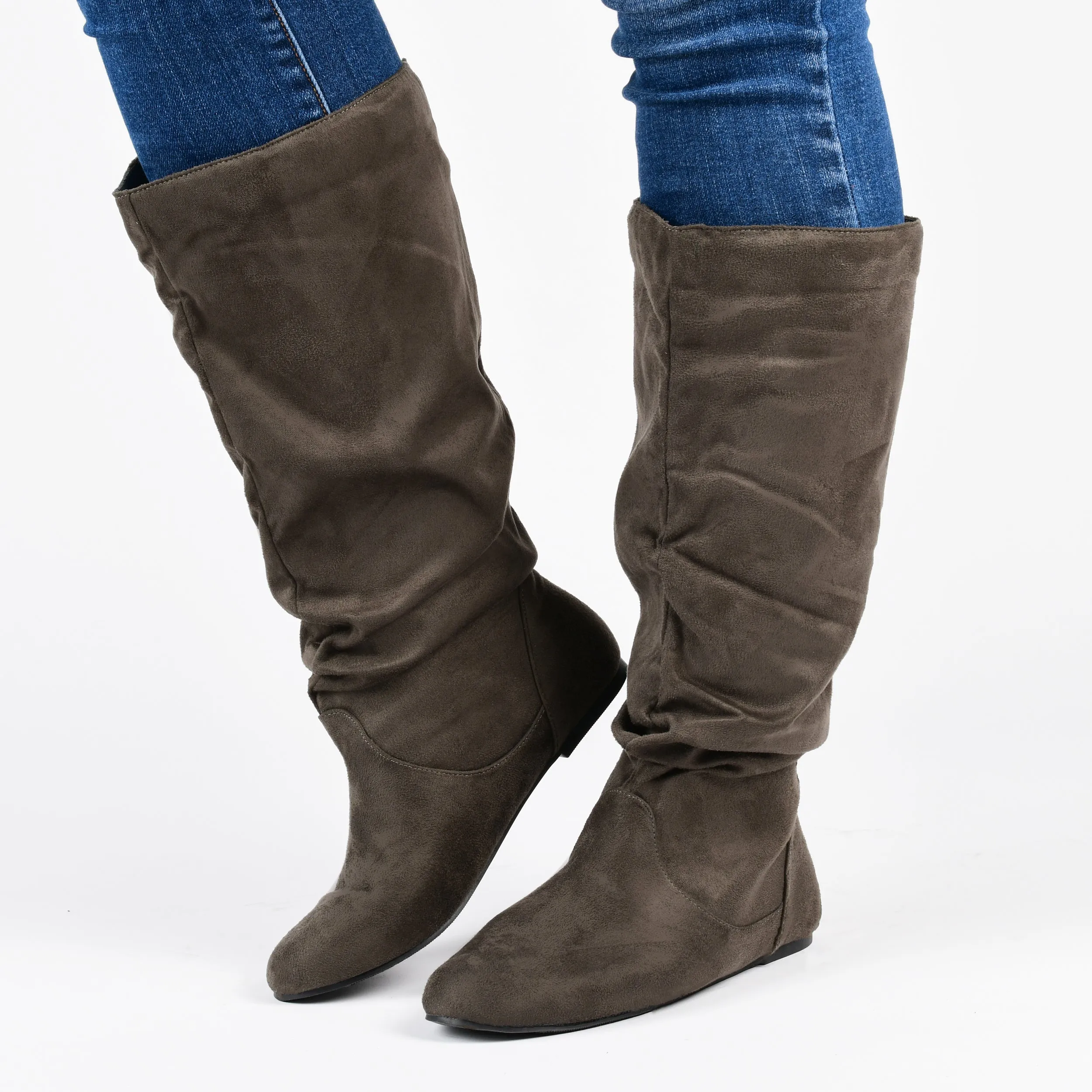 Journee Women's Wide Calf Rebecca-02 Boot