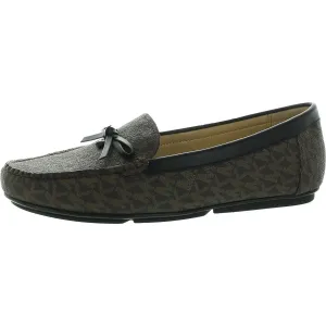JULIETTEMOC Womens Bow Faux Leather Loafers