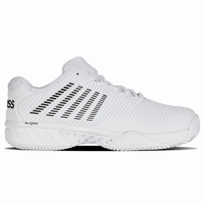 K Swiss Hypercourt Express 2 HB Men Tennis Shoes - White/Black Kswiss tennis shoes