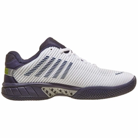 K Swiss Hypercourt Express 2 White/Peacoat/Silver Men Tennis Shoes Kswiss tennis shoes