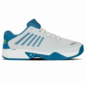K Swiss Hypercourt Express AC Mens Tennis Shoes - White / Blue Kswiss tennis shoes