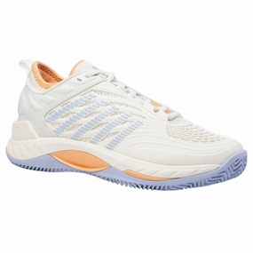 K Swiss Hypercourt Supreme 2HB WomenTennis Shoes - Star White/Heather/PchFuz Kswiss tennis shoes