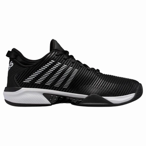 K Swiss Hypercourt Supreme AC Tennis Shoes - Black / White Kswiss tennis shoes