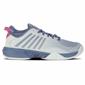 K Swiss Hypercourt Supreme AC Womens Tennis Shoes - Blue Blush/Infinity/Carmine Rose Kswiss tennis shoes