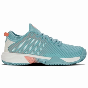K Swiss Hypercourt Supreme HB Nile Blue/Blanc de Blanc/Desert Flower Women Tennis Shoes Kswiss tennis shoes