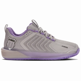 K Swiss Ultrashot 3 Women Tennis Shoes  - Rain/Purple/Moonless Kswiss tennis shoes