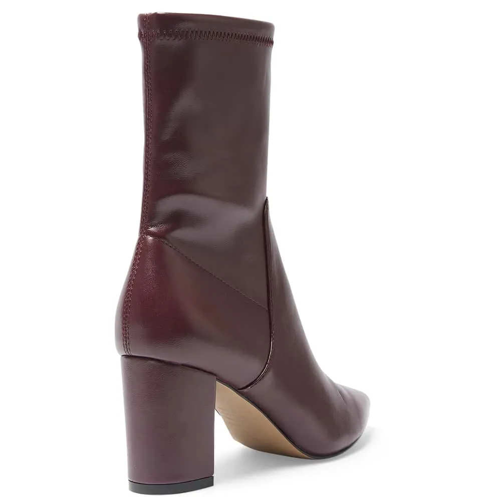 Karly Boot in Wine