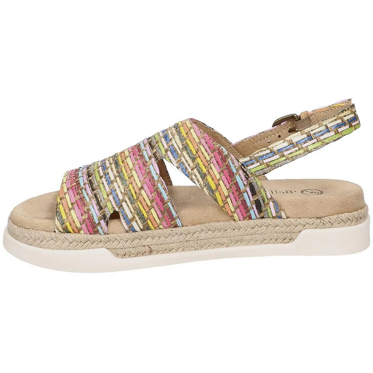 Kato Womens Open Toe Ankle Strap Slingback Sandals