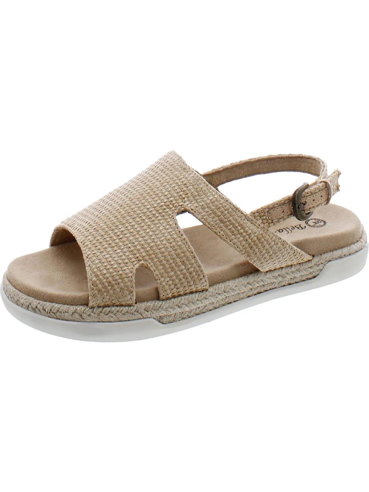 Kato Womens Open Toe Ankle Strap Slingback Sandals