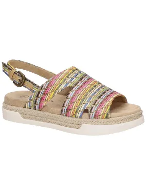 Kato Womens Open Toe Ankle Strap Slingback Sandals