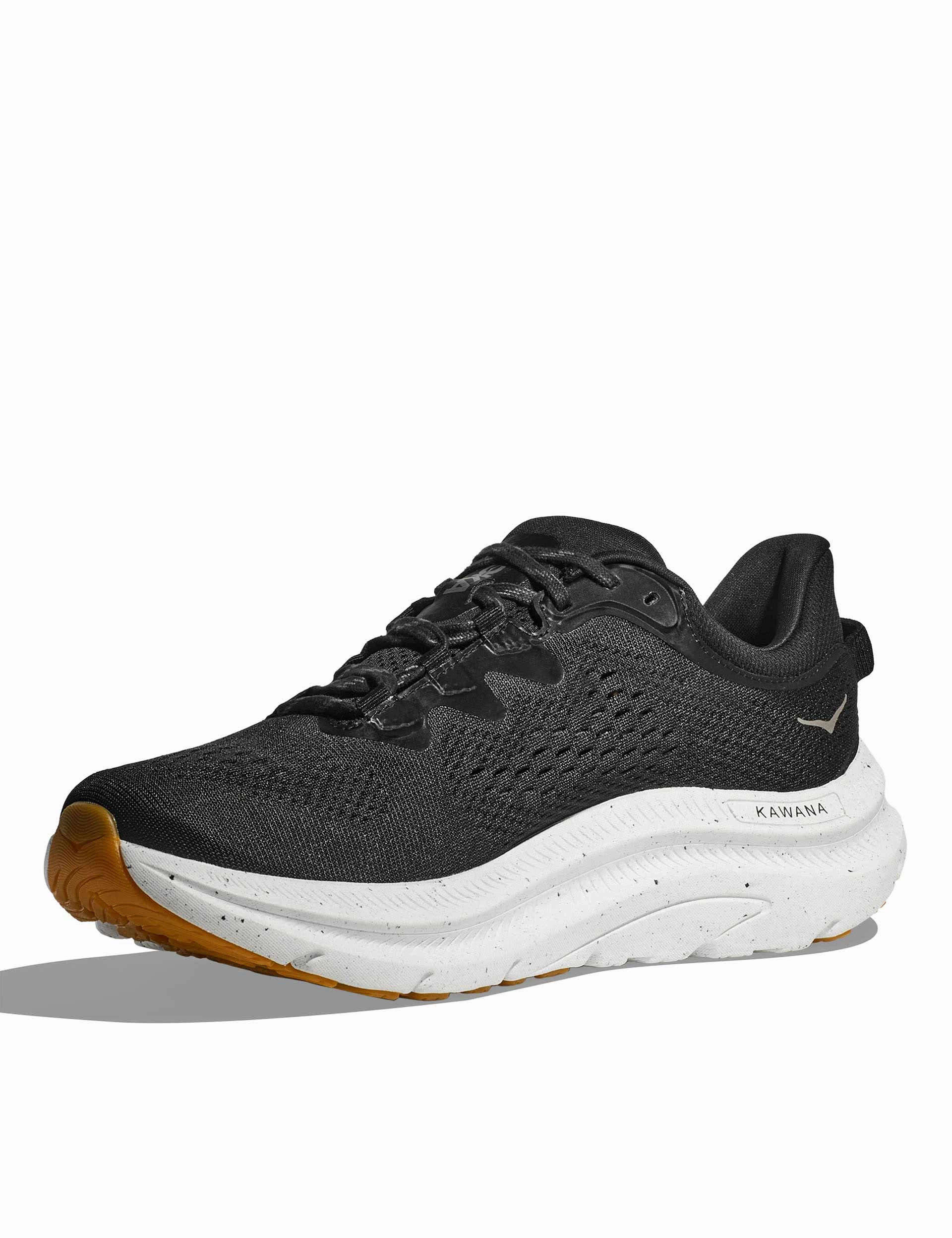 Kawana 2 - Black/White Hoka trail-ready performance shoes