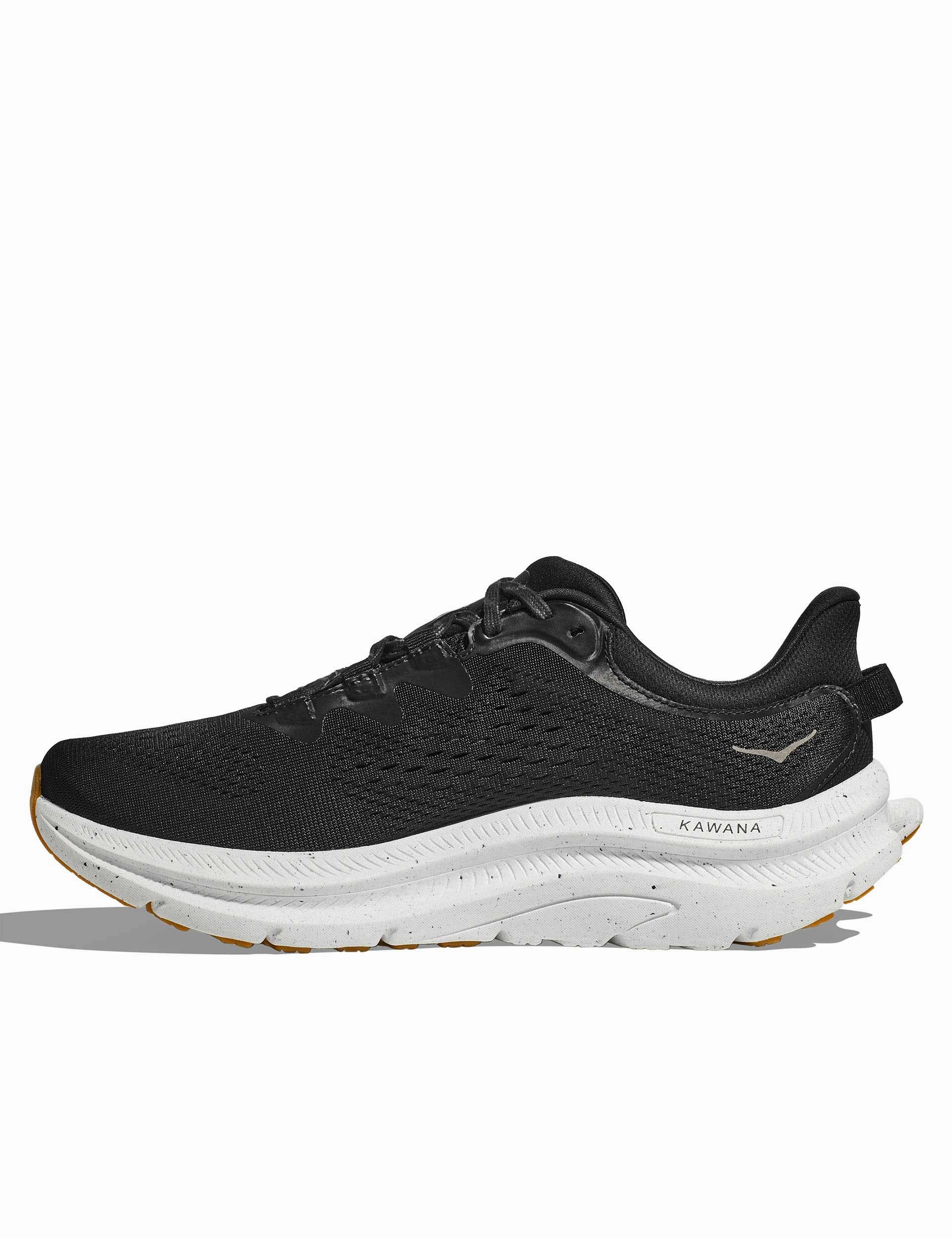 Kawana 2 - Black/White Hoka trail-ready performance shoes