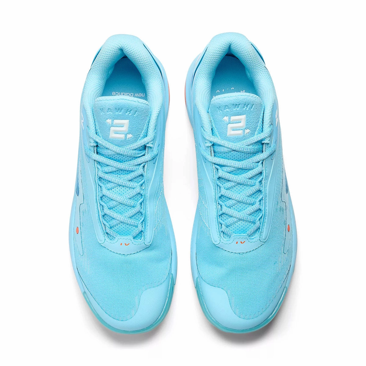Kawhi V4 'Team Sky Blue Sea Salt' New Balance sneaker close-ups