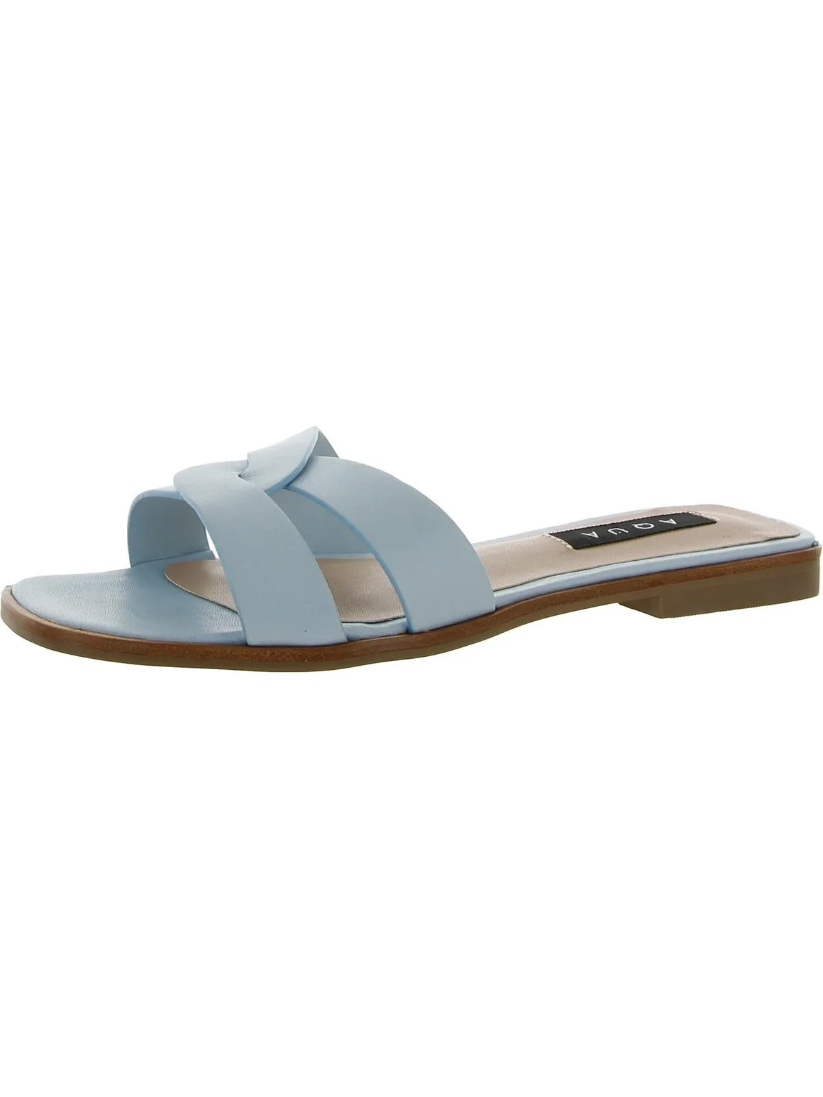 Kelly Womens Leather Criss-Cross Front Flip-Flops