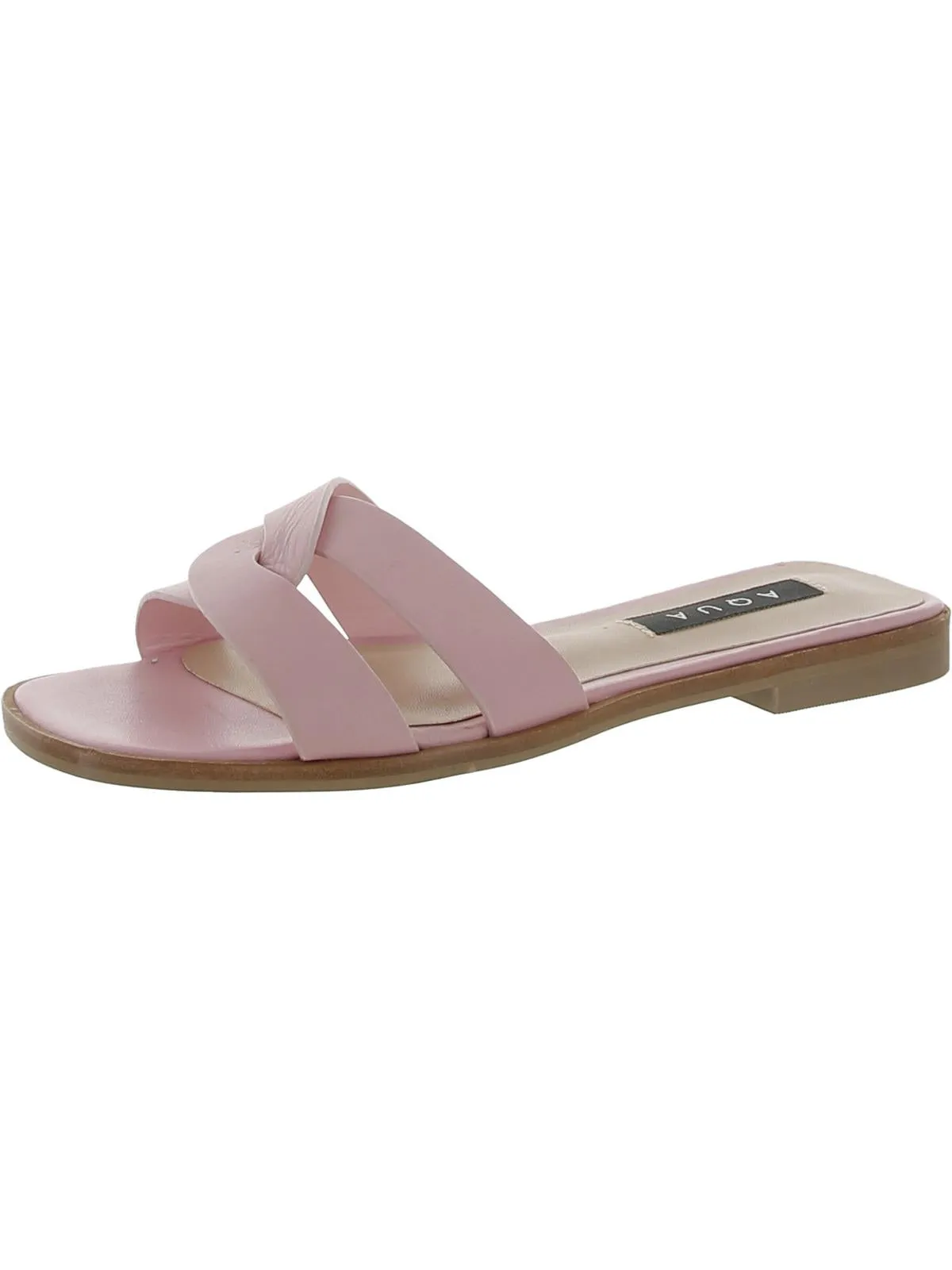 Kelly Womens Leather Criss-Cross Front Flip-Flops