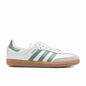 Kids Samba OG - Cloud White/Silver Green/Gum Classic Adidas sneakers with timeless style