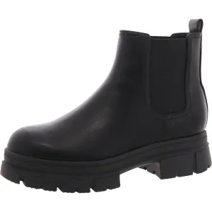 Kimma 3 Womens Faux Leather Ankle Chelsea Boots