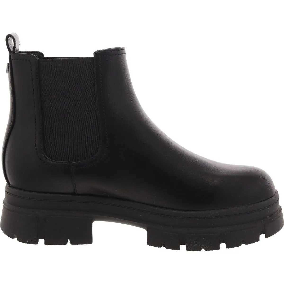 Kimma 3 Womens Faux Leather Ankle Chelsea Boots