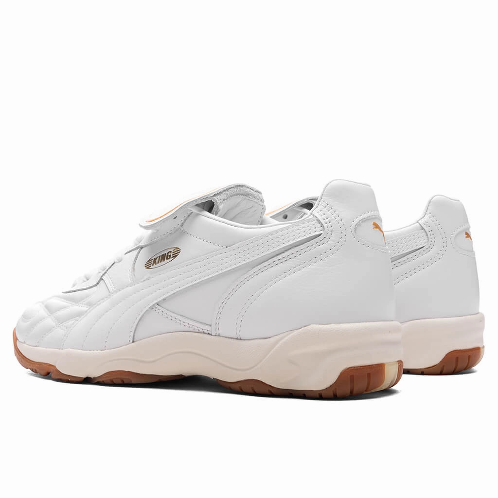 King Indoor - White/Frosted Ivory Puma Everyday Style Shoes