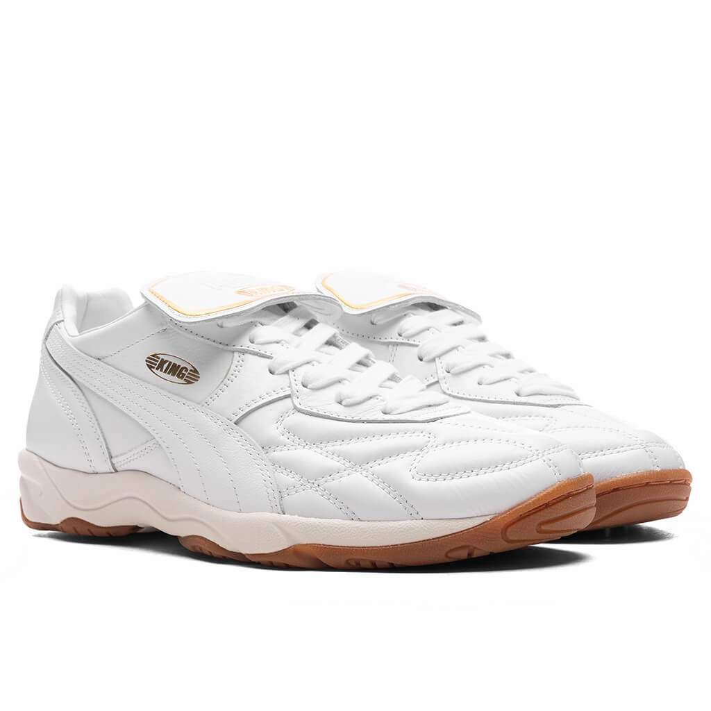 King Indoor - White/Frosted Ivory Puma Everyday Style Shoes